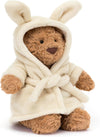 Jellycat Bartholomew Bear w/ Bathrobe Plush, 10in
